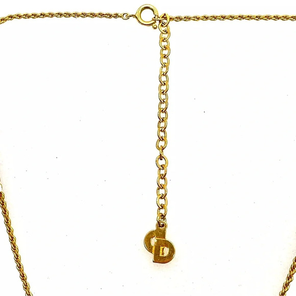 Authentic Christian Dior CD Necklace - Picture 6 of 11